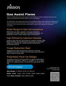 Gas Assist Flares - Spec Sheet - Mission Flares.pdf